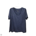 Athletic Top Short Sleeve By Ideology In Blue, Size: 2x