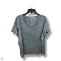 Athletic Top Short Sleeve By Ideology In Navy, Size: 3x