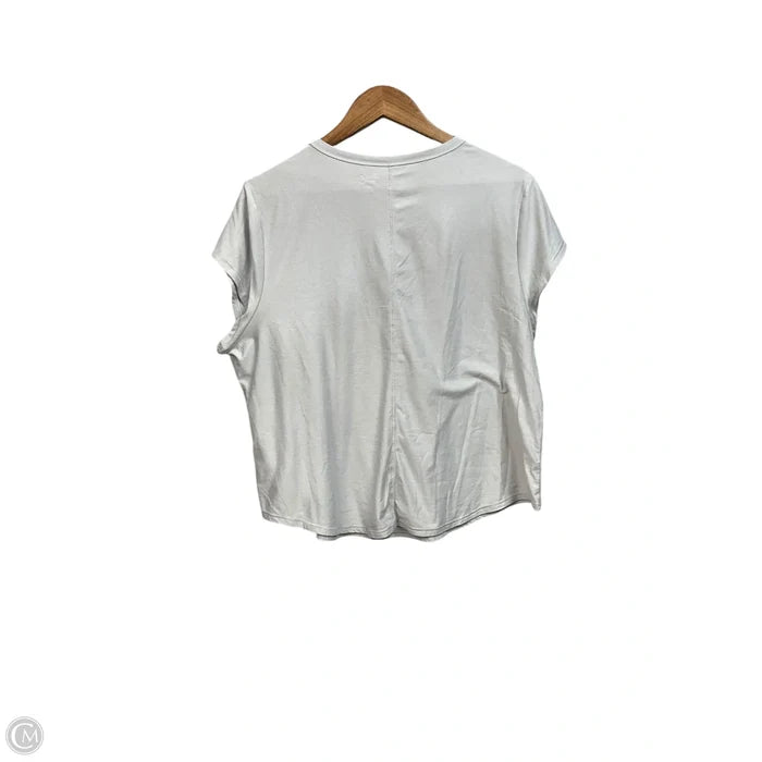 Athletic Top Short Sleeve By Old Navy In Grey, Size: Xl