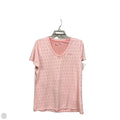 Athletic Top Short Sleeve By Under Armour In Pink, Size: L