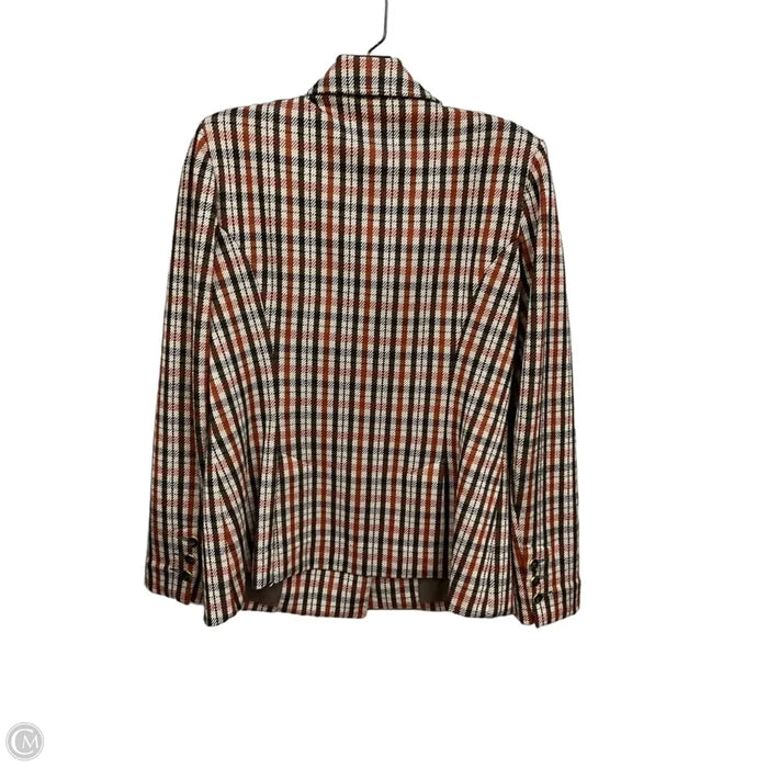 Blazer By Cabi In Plaid Pattern, Size: S