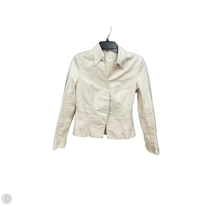 Blazer By Isaac Mizrahi In Cream, Size: S