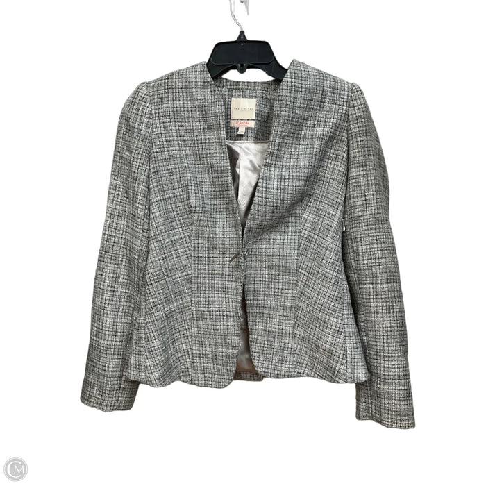 Blazer By Limited In Plaid Pattern, Size: Xs