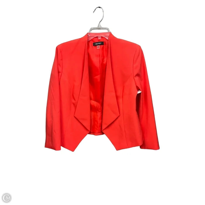 Blazer By Nine West Apparel In Orange, Size: 8