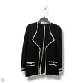 Blazer By Talbots In Black & Cream, Size: Xs