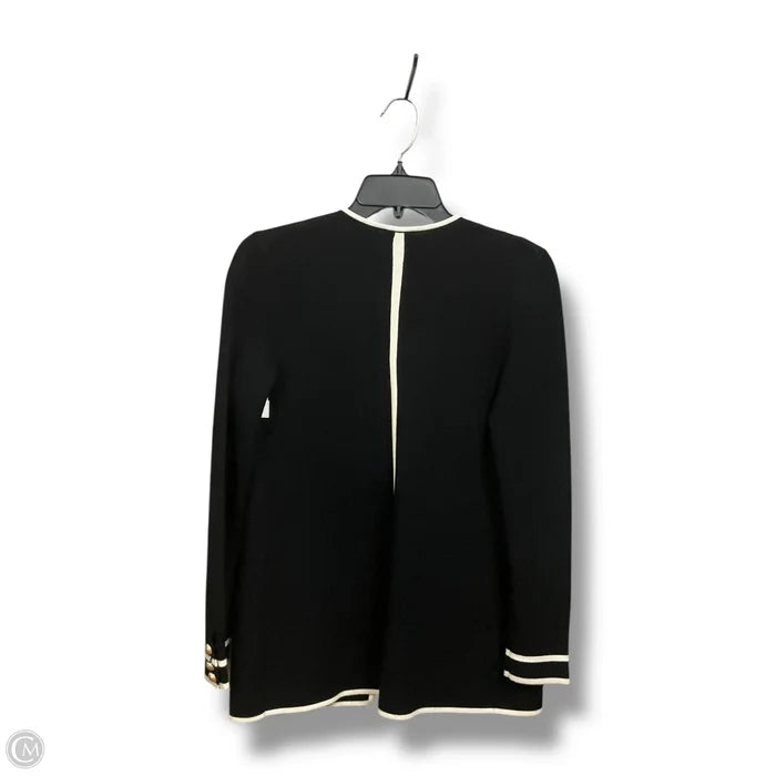 Blazer By Talbots In Black & Cream, Size: Xs