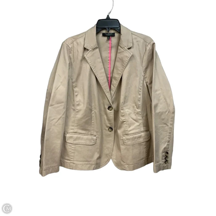 Blazer By Talbots In Tan, Size: 2x