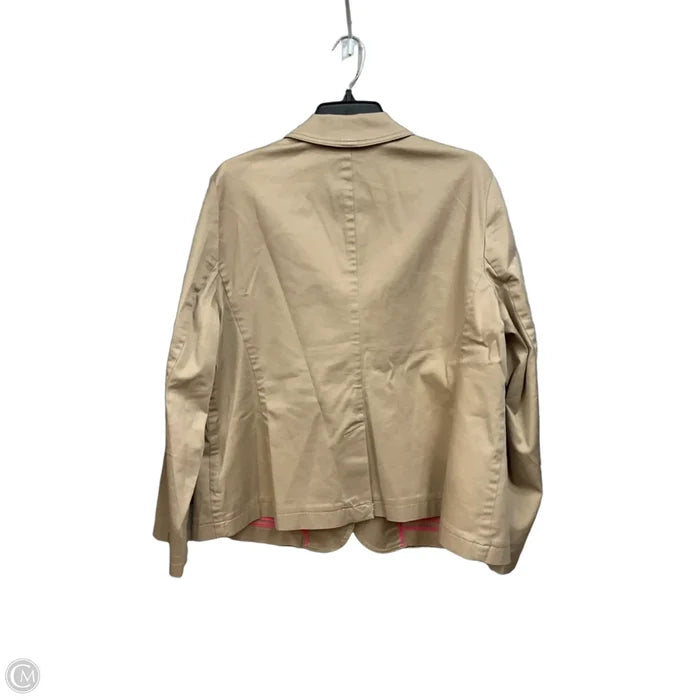 Blazer By Talbots In Tan, Size: 2x
