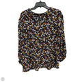 Blouse 3/4 Sleeve By Ann Taylor In Floral Print, Size: Xl