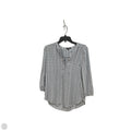 Blouse 3/4 Sleeve By Not Your Daughters Jeans In Black & White, Size: S