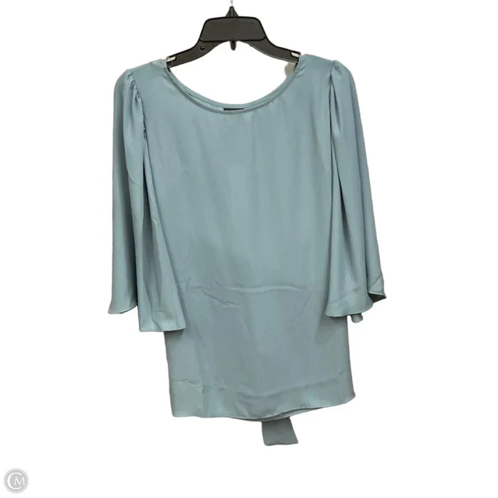 Blouse 3/4 Sleeve By Worthington In Blue, Size: 1x