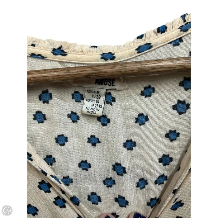 Blouse Long Sleeve By Braeve In Floral Print, Size: M