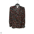 Blouse Long Sleeve By Cabi In Floral Print, Size: L