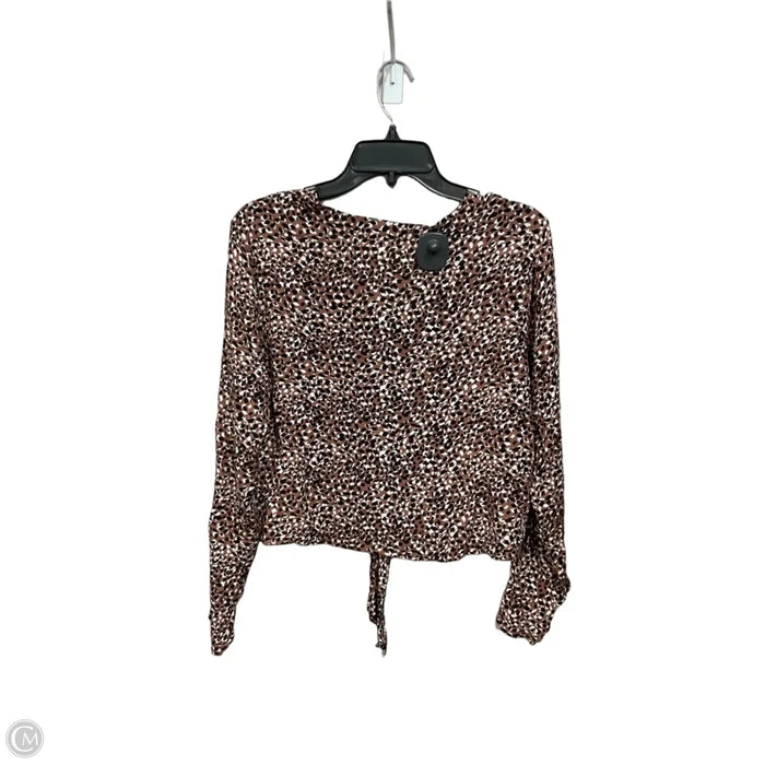 Blouse Long Sleeve By Cloth & Stone In Multi-colored, Size: Xs