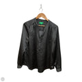 Blouse Long Sleeve By Dip In Black & White, Size: M