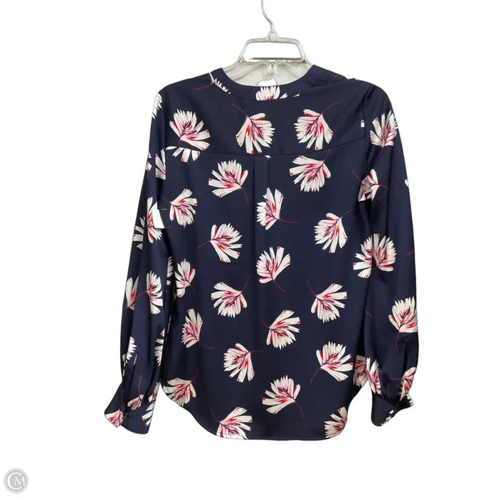Blouse Long Sleeve By Express In Floral Print, Size: S