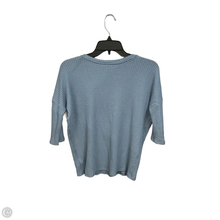 Blouse Long Sleeve By J. Crew In Blue, Size: M