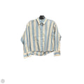 Blouse Long Sleeve By J. Crew In Blue, Size: S