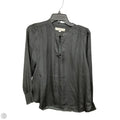 Blouse Long Sleeve By Loft In Black, Size: Sp