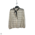 Blouse Long Sleeve By Loft In Polkadot Pattern, Size: M
