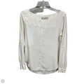 Blouse Long Sleeve By Loft In White, Size: Xs