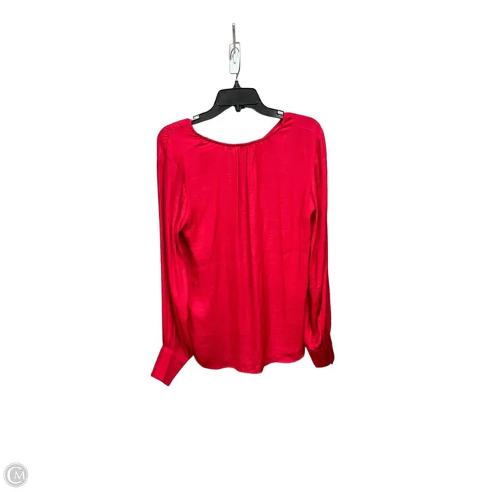 Blouse Long Sleeve By Maison Damelie In Pink, Size: M