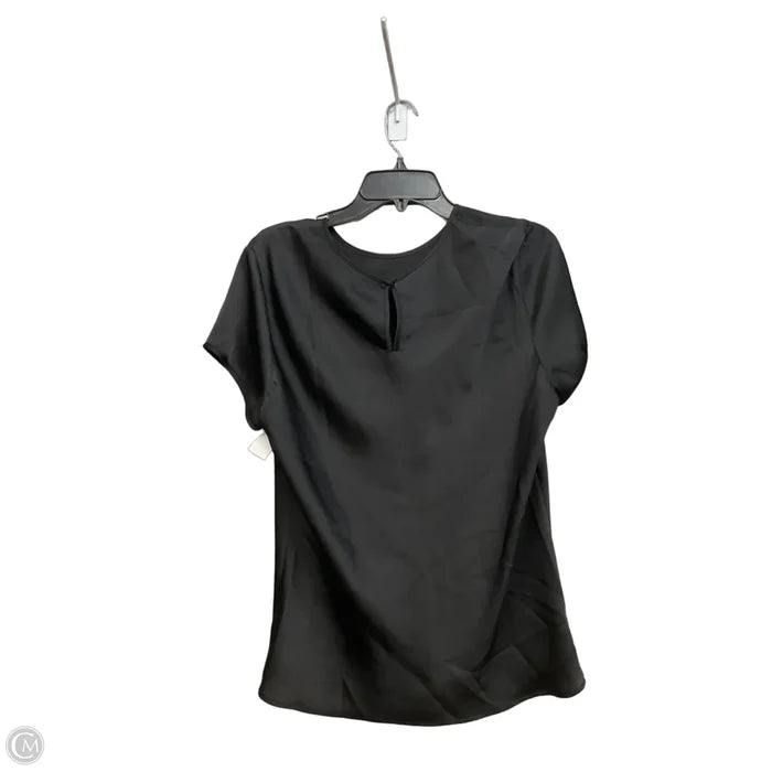 Blouse Short Sleeve By Express In Black, Size: L