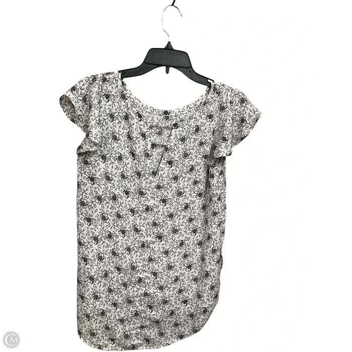 Blouse Sleeveless By Loft In Floral Print, Size: Xs