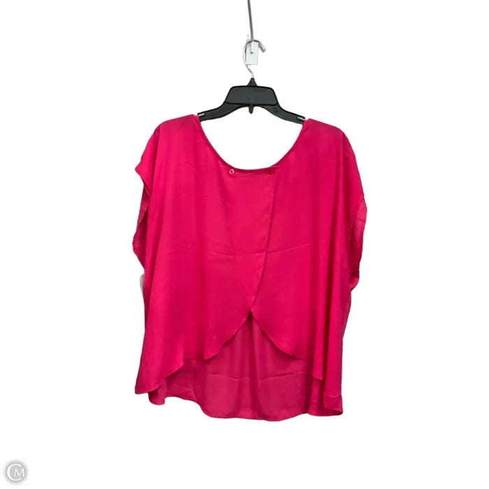 Blouse Sleeveless By Torrid In Pink, Size: 2x