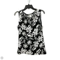 Blouse Sleeveless By White House Black Market In Black & White, Size: M