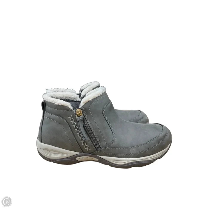 Boots Ankle Flats By Easy Spirit In Grey, Size: 10