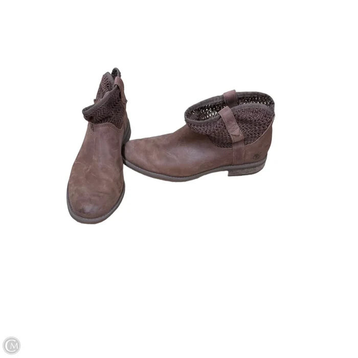 Boots Ankle Flats By Timberland In Brown, Size: 9