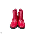 Boots Ankle Heels By Cme In Red, Size: 7
