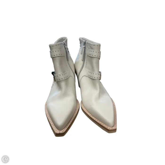 Boots Ankle Heels By Dolce Vita In Cream, Size: 9