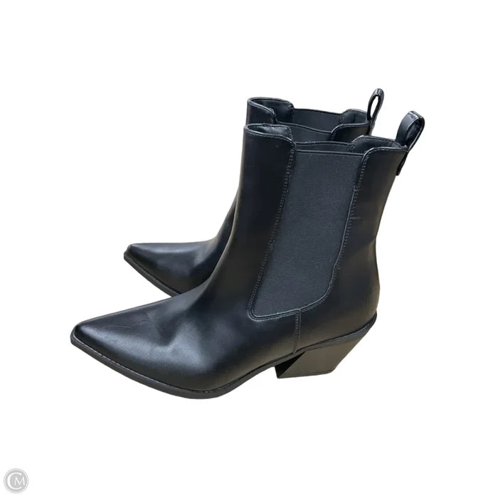 Boots Ankle Heels By Ophelia Roe In Black, Size: 11