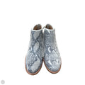 Boots Ankle Heels By Sofft In Snakeskin Print, Size: 9.5