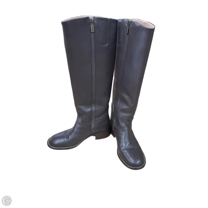 Boots Knee Flats By Blondo In Brown, Size: 8