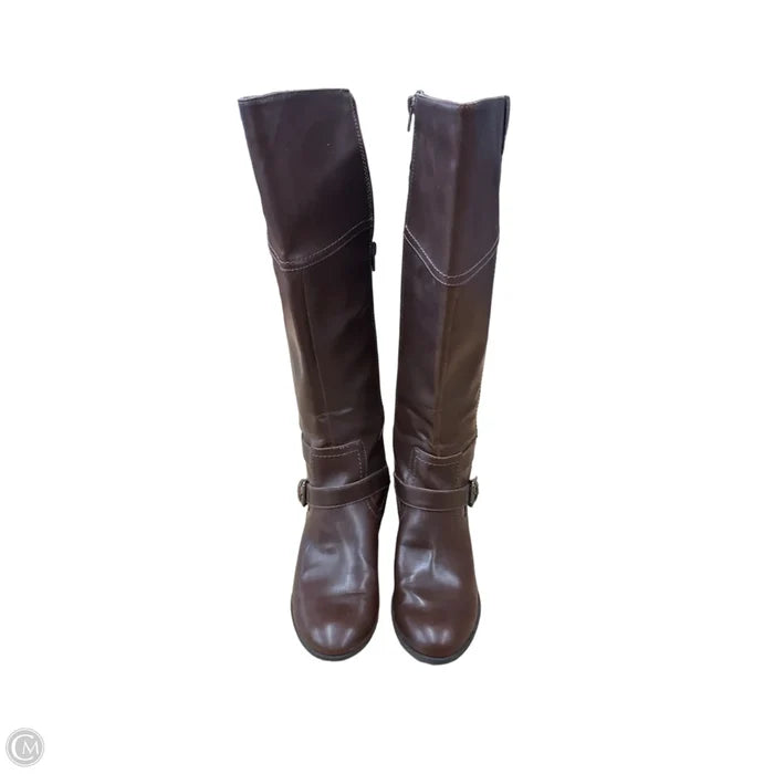 Boots Knee Heels By Indigo Rd In Brown, Size: 8.5