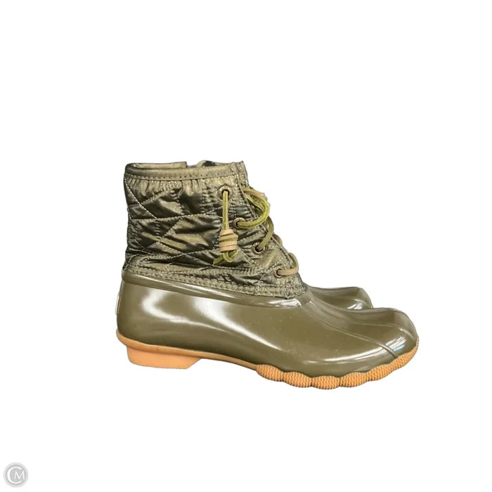 Boots Rain By Sperry In Green, Size: 5.5
