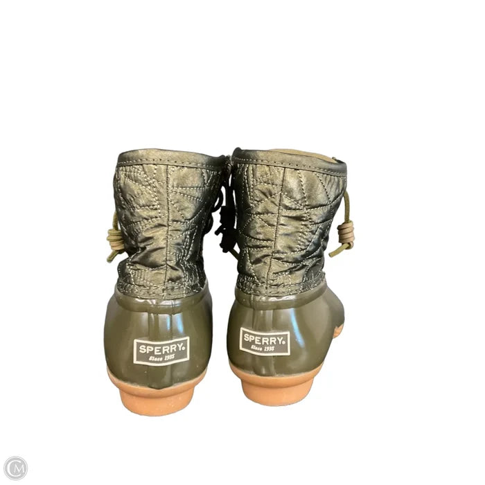 Boots Rain By Sperry In Green, Size: 5.5