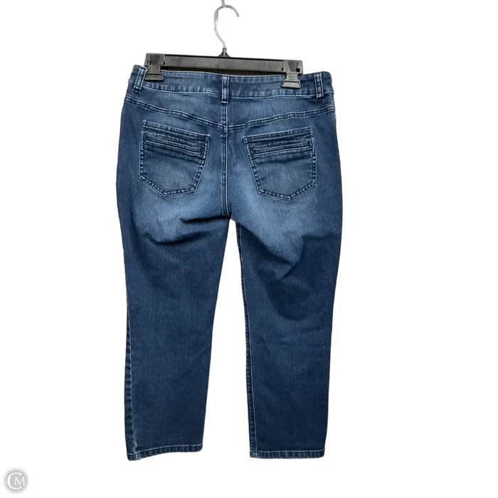 Capris By Chicos In Blue Denim, Size: 2