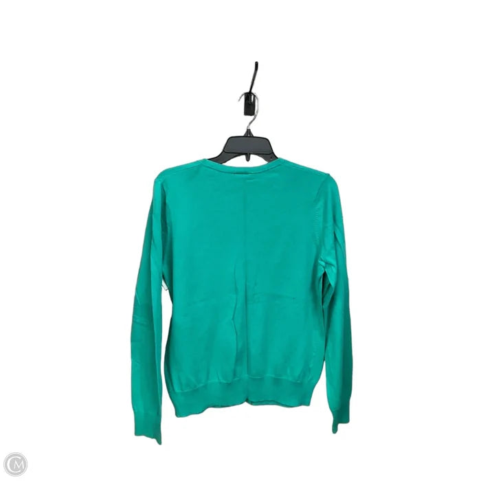 Cardigan By Ann Taylor In Green, Size: L