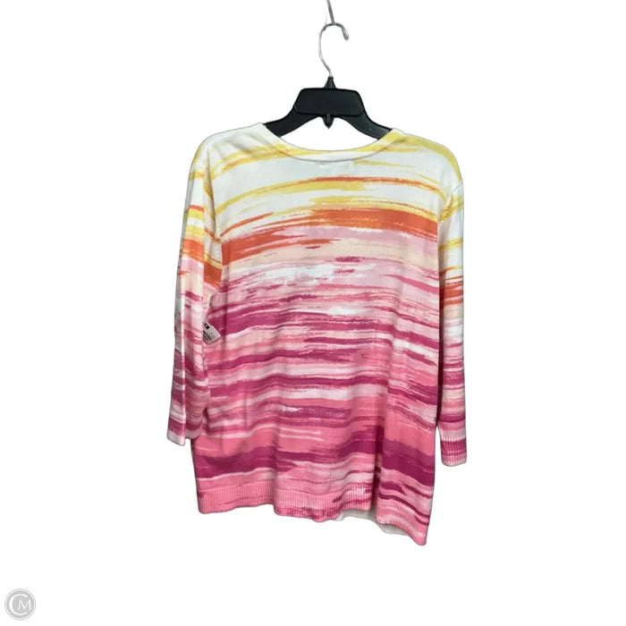 Cardigan By Cj Banks In Multi-colored, Size: 1x