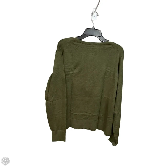 Cardigan By Gap In Green, Size: Xxl