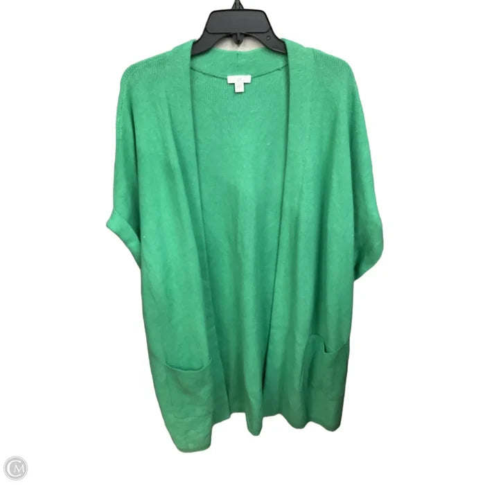 Cardigan By J. Jill In Green, Size: L