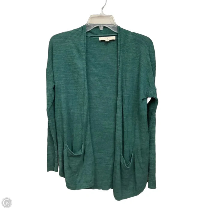 Cardigan By Loft In Green, Size: S
