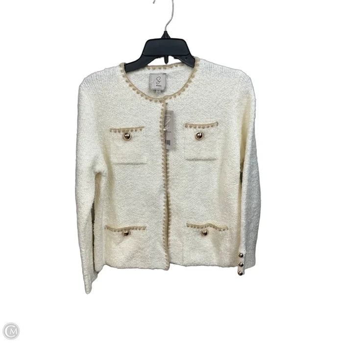 Cardigan By Sioni In Ivory, Size: S