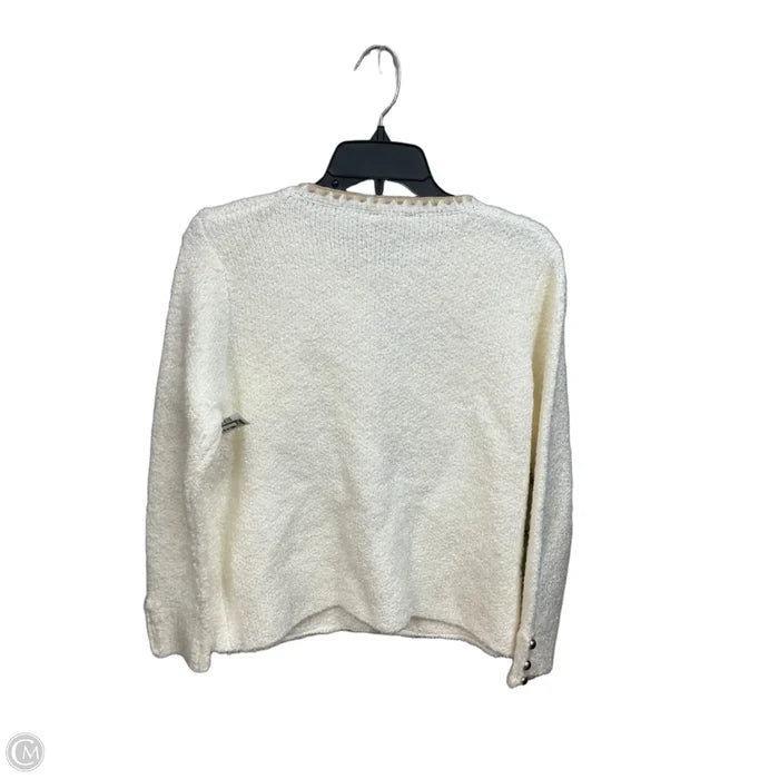 Cardigan By Sioni In Ivory, Size: S
