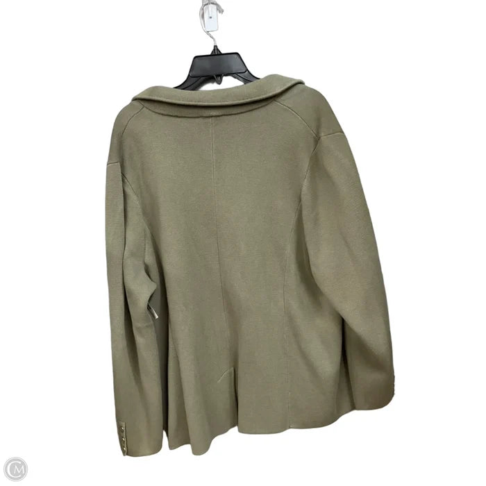 Cardigan By Talbots In Green, Size: 3x