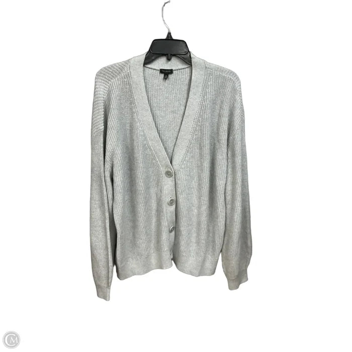 Cardigan By Talbots In Grey, Size: Xl